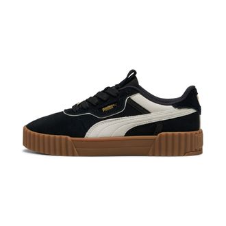 Puma Womens Black Sneakers Carina 3.0 Luxe, Black, 7.5 UK