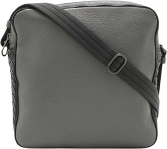 Bottega Veneta Pre-owned Intrecciato Schoudertas - Dames - Vintage Schoudertas - Zwart - ONE Size - Leer - Vintage