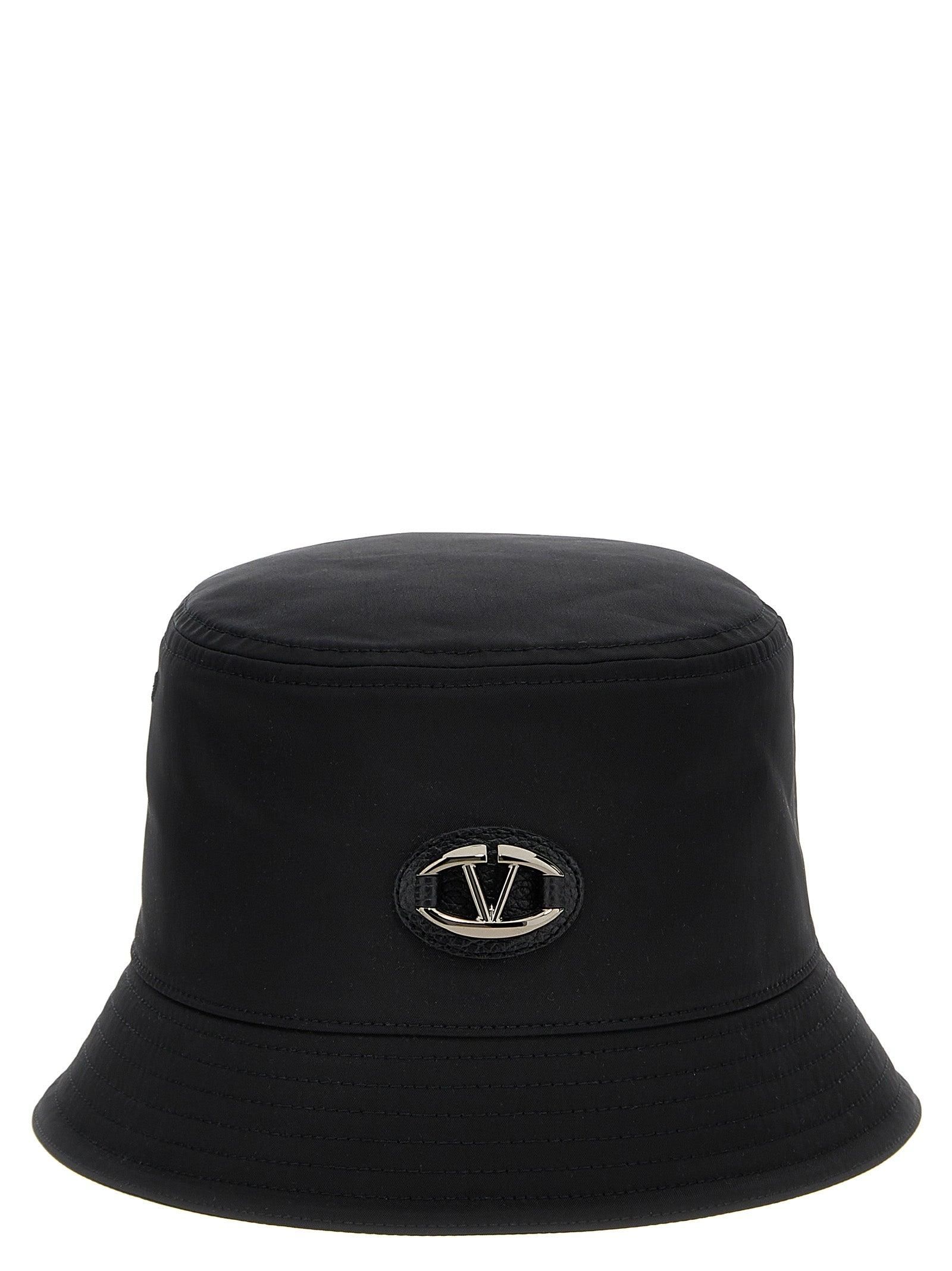 ハット VALENTINO GARAVANI Midnight Blue Felt Bucket Hat Valentino Garavani Midnight Blue Felt Bucket Hat | italist