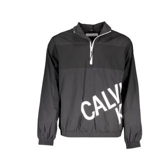 Calvin Klein Klassiek Logo Trainingsjack - Heren - Zomerjassen - Zwart - XL - Jassen