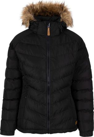 Trespass Nadina Waterproof Padded Jacket in Black And Black at Nordstrom, Size Xxx-Large