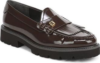 Franco Sarto Simone Kiltie Loafer in Dark Brown at Nordstrom, Size 6.5