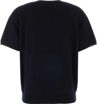 Miu Miu Virgin Wool Sweater - Navy