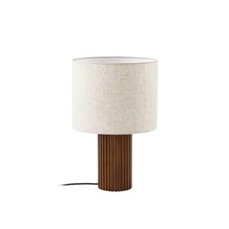 Lindby Lindby L&aacute;mpara De Mesa kimiko En Marr&oacute;n Madera