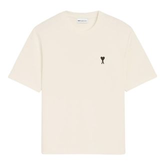 Ami Boxy Fit Short Sleeve ADC T-Shirt - unisex - Ami Paris - T-Shirts - Beige - 2XL - Tops