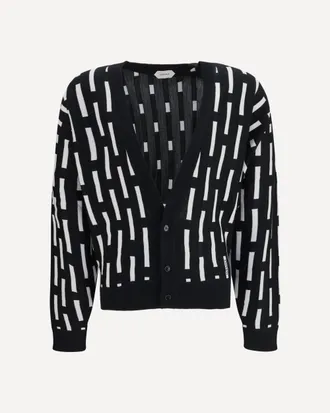 Versace Gianni Dashes Cardigan Male 50