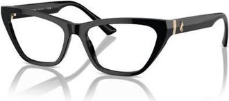 Jimmy Choo London 54mm Cat Eye optical glasses in Black at Nordstrom