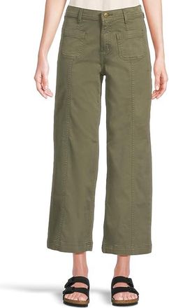 Toad&Co Linden Wide Leg Pants Womens Dress Pants Beetle : 14 28, Canvas/Cotton/Elastane