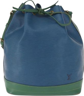 Louis Vuitton Bicolor Noe Epi Leather Blue Leather Handbag (Pre-Owned)