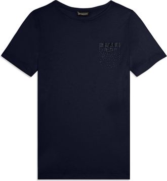 Freddy T-shirt manica corta con strass a forma di taschino FREDDY