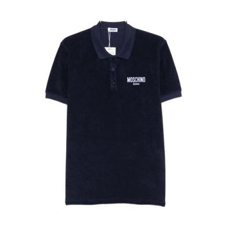 Moschino Heren, Tops, Blauw, Maat: XS Katoen
