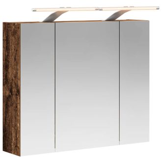 vidaXL Armario Con Espejo De Ba&ntilde;o Madera Vieja 60 X 14,5 X 50 Cm Vidaxl