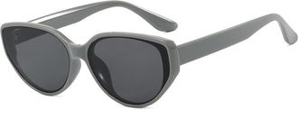 Generic Mens Outdoor Driving Sunglasses Vacation Womens Party Shopping Sun Glasses(Grey)