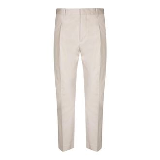 Dell'Oglio Slim-fit Trousers, male, Beige, Size: W34 Mens Clothing Trousers Beige Ss24