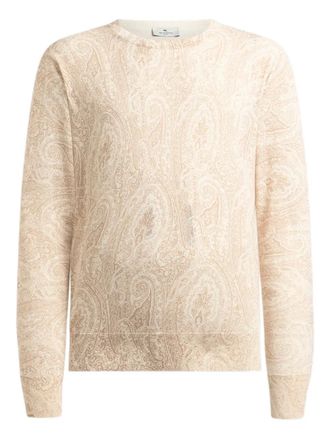Etro Trui met bloemenpatroon - Beige