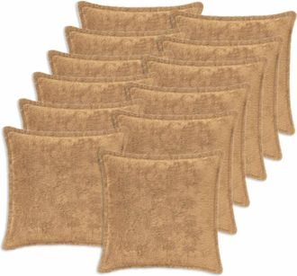 vidaXL Funda De Almohada 12 Uds. Houten Gris Topo 40 X 40 Cm Vidaxl