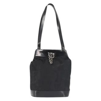 Ferragamo Pre-owned Nylon bolsos-de-mano - Pre-owned - Mujer - Negro - ONE SIZE