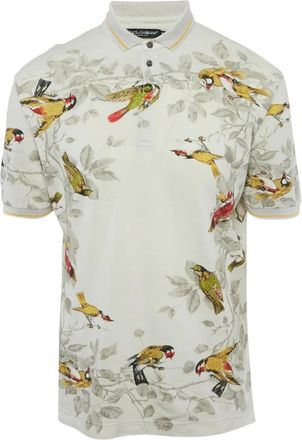 Dolce & Gabbana Polo con stampa - Grigio