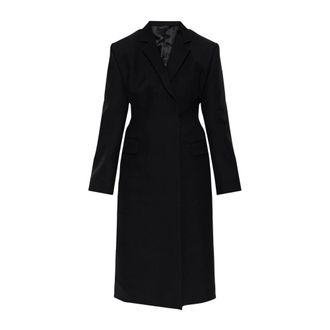Acne Studios Dames, Mantels, Zwart, Maat: S Wol