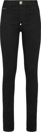Philipp Plein Denim Jeggings - Dames - Skinny Jeans - Zwart - W27 - Denim - Jeans