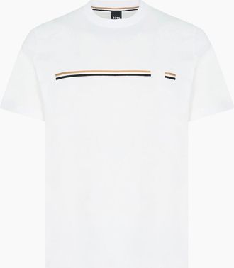 HUGO BOSS Mens C Taut 41 T-Shirt White - Size: 44