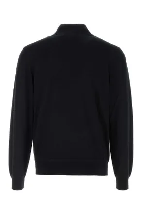 Tom Ford Mens Black Wool Sweater Exterior: Giacche E Gilet Jacket