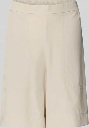 Marc O'Polo Wide Fit Bermudas aus Lyocell-Leinen-Mix in Sand, Größe 34