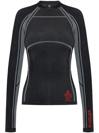 Moncler Gelaagd T-shirt met lange mouwen - Zwart