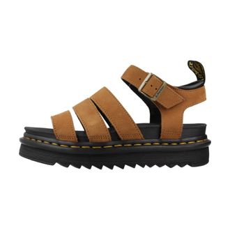 Dr. Martens Schoenen, Dames, Bruin, 39 EU, Leer, Blaire Flat Sandalen