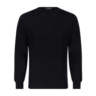 Drumohr Truien & Vesten, Heren, Blauw, L, Wol, Trui met ronde hals