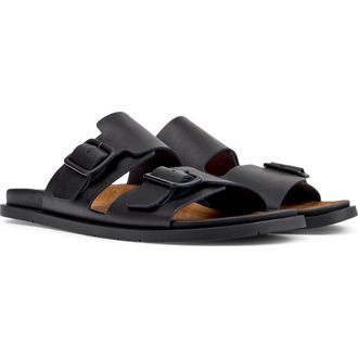 Camper Lluc 2-Strap Sandal in Black at Nordstrom, Size 44