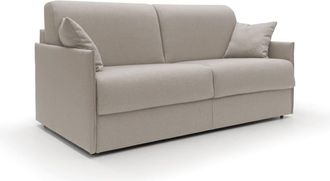 Divani.Store Sof&aacute; cama convertible en tela impermeable 149 cm crema
