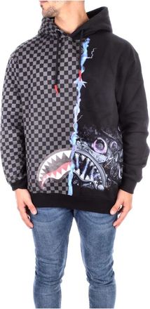 Sprayground Zwarte hoodie - Heren - Hoodies - Zwart - M - Katoen - Hoodies & sweatvesten