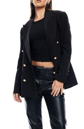 Lioness Palermo Double Breasted Blazer in Black at Nordstrom Rack, Size X-Small