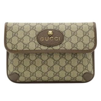 Gucci Pre-owned Belt Bags, female, Beige, Size: ONE SIZE Pre-owned Sherry Line Fanny Pack