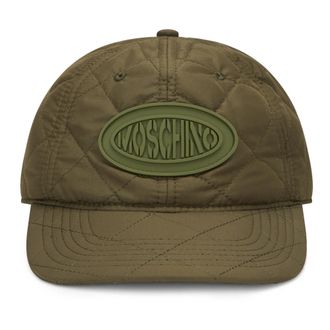Moschino Pet met Klep - Heren - Petten - Groen - ONE Size - Polyester - Accessoires