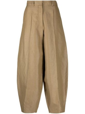 Stella McCartney wide-leg chino trousers - Neutrals