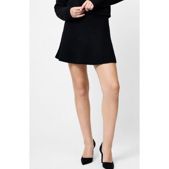 French Connection Vhari Sweater Miniskirt in Black at Nordstrom Rack, Size X-Small