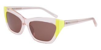 DKNY DK547S 820 Womens Sunglasses Clear Size 55
