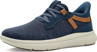 Florsheim Fleet Knit Elastic Lace Slip-on Mens Shoes Navy : 10.5 W (3E), Leather/Textile