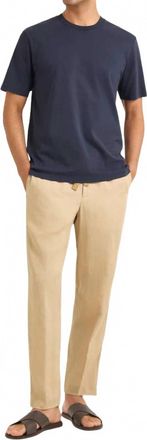 Orlebar Brown Roche Short Sleeve Top In Night Iris