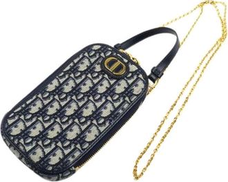Dior Pre-owned Borsa a Spalla 30 Montaigne Jacquard - - Pre-owned - Donna - Blu - ONE SIZE