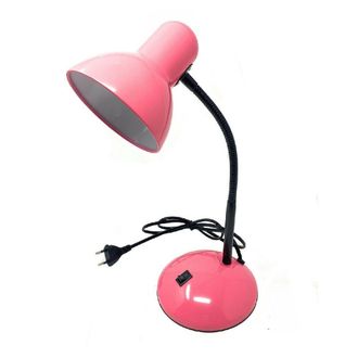 Trade Shop Trade Shop Traesio - Trade Shop - Lampada Da Scrivania Con Braccio Flessibile Luce Lume Tavolo Per Cameretta Color - Rosa