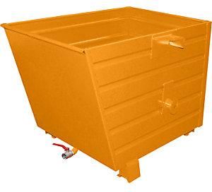 Bauer Volquete Apilable Para Virutas Bss Con Inserto De Tamiz De Chapa