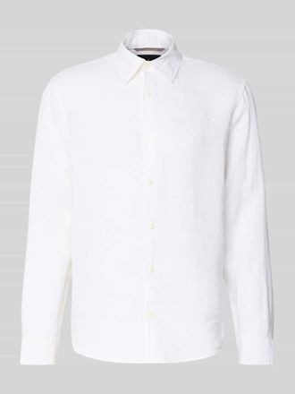 Jack & Jones Regular Fit Leinenhemd aus reinen Leinen Modell Lawrence in Weiss, Gr&ouml;&szlig;e XXL