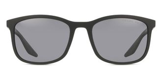 Prada PS A08S Polarized DG002G Mens Sunglasses Black Size 56