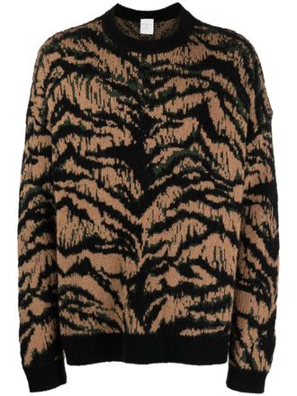 Roberto Cavalli Felpa con stampa - Arancione