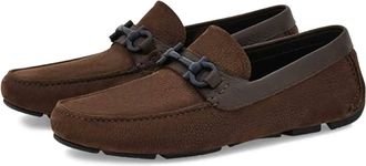 Ferragamo Mens Parigi Gancini Driver Loafer In Tmoro