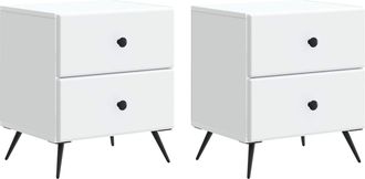 vidaXL Armario De Noche 2 Uds. 43 X 34,5 X 47,5 Cm Vidaxl