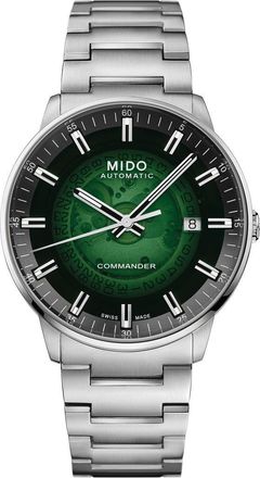 Mido Commander Gradient Automatic Green Bracelet Watch, 40mm at Nordstrom
